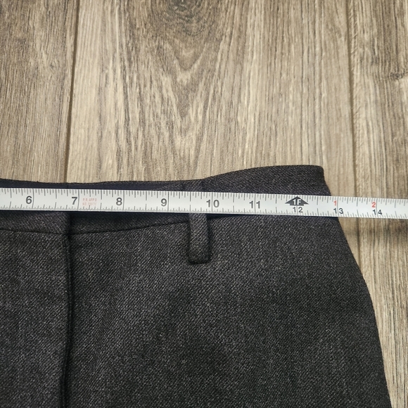 Prada Gray Wool Trouser Pants Slacks Straight Leg 38 - Picture 7 of 16